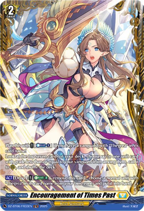 Encouragement of Times Past - DZ-BT06/FR33EN - FR